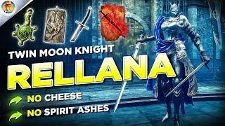 How to Beat Rellana Elden Ring DLC - Rellana Twin Moon Knight - Backhand Blade Build