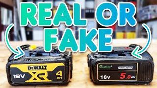 Are Cheap DeWALT Batteries Any Good? (Fake DeWALT Batteries Tested)