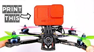 Print THIS and SAVE Your GoPro! DumPro9 - 3D Printed GoPro Hero 10, 9, Dummy Camera for FPV Drone