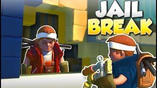 POLICE STATION JAILBREAK! - Scrap Mechanic Multiplayer Gameplay - Cops & Robbers Challenge