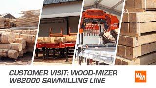 WB2000 sawmill in a modern wood-processing factory | Wood-Mizer Europe