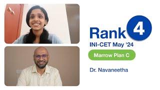 From Rank 30000 to Rank 4 in INI-CET May '24 - Dr. Navaneetha shares her strategy with Dr Abbas