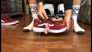 Vans UltraRange Rapidweld Burgundy on Foot