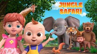 Going To the Forest (Jungle Safari) Wild Animals for Kids + More Nursery Rhymes & Songs by Beep Beep