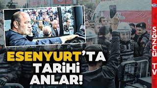 Esenyurt'ta Tarihi Anlar! CHP'li Vekil Otobüsü Kullanarak Alana Girdi! Polis Çemberi Aşıldı