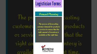 Demand Planning | #supply_chain and #logistics Terms and Concepts #logistician