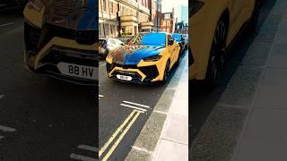 WILD $1M LAMBORGHINI URUS MANSORY EDITION! SUPERCAR SPOTTING IN CENTRAL LONDON! #shorts #viral #cars