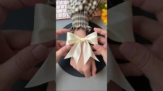 try it now #bow-tying-method #parent-child craft #kindergarten craft #creative craft