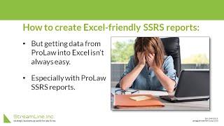 How to make Excel friendly SSRS reports