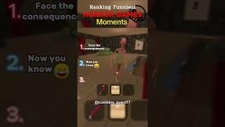 Ranking Funniest Horror Games Moments!!  (Prepare to laugh)