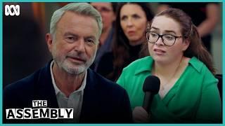 The question that shook Sam Neill | The Assembly | ABC iview