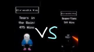 Who is better? Tears in the Rain VS Reaper Sans | Undertale Judgement Day