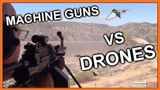 Shooting down Fast RC Planes - MACHINE GUNS