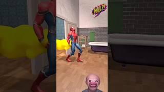 Spiderman mencret @MishTim #funny #shorts #shortvideo #youtubeshorts