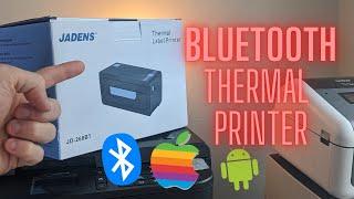 Jaden Bluetooth Thermal Printer Unboxing and Setup