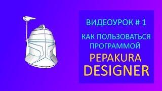 ВИДЕОУРОК #1: КАК ПОЛЬЗОВАТЬСЯ ПРОГРАММОЙ PEPAKURA DESIGNER