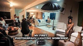 I hosted my first Photography lighting workshop