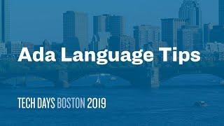 Ada Language Tips