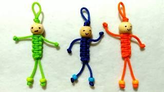 Gantungan kunci orang dari tali kur,macrame keychain,pelangi shop