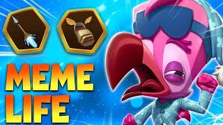 Zooba Meme Life Milo 100 % Win Rate ?  Milo Meme Gamplay | Fashion Flamingo Party Time