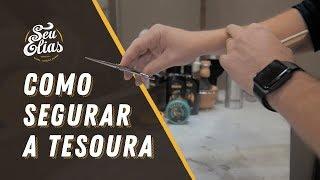 COMO SEGURAR A TESOURA DE FORMA CORRETA by Seu Elias