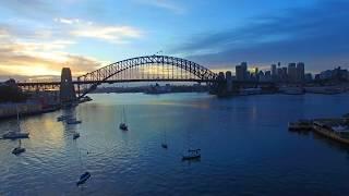 Sydney Harbour Bridge during sunrise