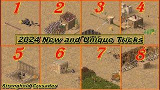 Stronghold crusader HD new and Unique tricks 2023@SergiuHellDragoonHQ #gaming #stronghold