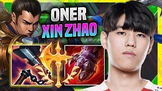 ONER IS SO CLEAN WITH XIN ZHAO! - T1 Oner Plays Xin Zhao Jungle vs Nidalee! | Season 11