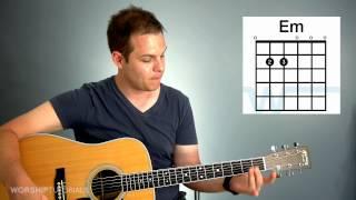 Guitar Lesson - How to play chords in the key of G (G, C, D, Em)