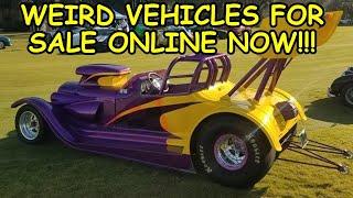 WEIRD VEHICLES WEDNESDAY! The Oddest Vehicles for Sale Online Now -  Links Below to the Actual Ads