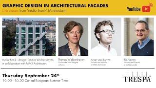 Live stream from studio thonik | Graphic design in architectural façades