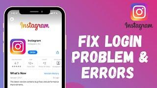 How to Fix Instagram App Login Error l Instagram Sign In Problem