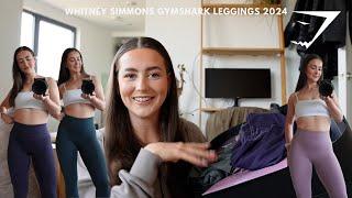 GYMSHARK WHITNEY SIMMONS LEGGINGS 2024 try on haul size medium! squat proof? have they changed?!