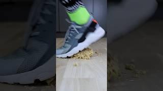 Experiment High Heels vs Jelly | Crushing Crunchy & Soft Things by Shoes! #Shorts