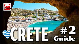 CRETE Guide, Greece 4K - Part 2: Psiloritis, Matala, Agiofarago, Gortys ► #touchgreece INEX