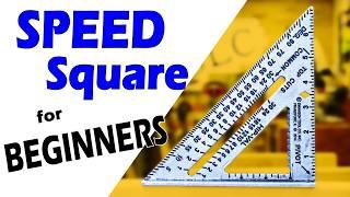 Speed Square Tips That Make Woodworking Easy! For Beginners