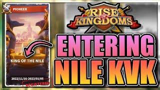 Entering King of the Nile KvK in Rise of Kingdoms