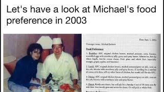 What Michael Jackson Ate On Tour!