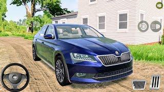 Skoda Superb Car Driving - BeamNg Drive - Car Games Pc Gameplay [Logitech g29]