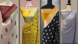 Pure Khaddi Georgette saree  Sanjana Creation Khaddi Georgette Saree  Premium Khaddi  sarees