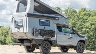 THE GNARLIEST REAL 4X4 CAMPER 2023: Bushcamper Hilux 4x4.  Maximum off-road capability everywhere!