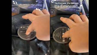 This What Happens When You Play Eminem's Slim Shady Record Backwards With Your Hand - BackMasking