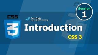 CSS Tutorial for Beginners - Introduction to CSS 3 Session 1  | Tutor Pratik