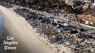 Drone video of the Palisades devastation