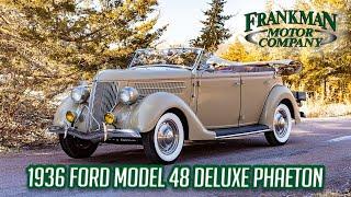 1936 Ford Deluxe Phaeton – 40 Years with the Same Owner! A Classic That Still Drives Like a Dream!