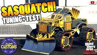 Einziges 100% Kugelsicheres Arena Auto SASQUATCH Tuning+Test![GTA 5 Online Arena War Update]