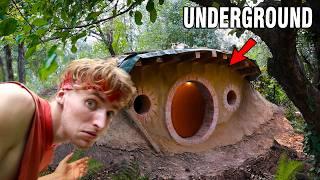 I Built a Underground Hobbit CAVE in My Backyard