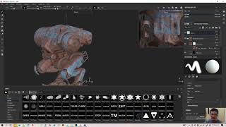 Substance Painter Fundamental 2021 Using Stencil