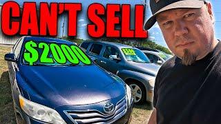 Even $2000 Cars AREN'T SELLING At My Dealership