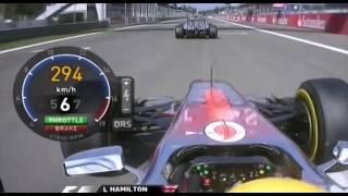 SCHUMACHER vs Hamilton EPIC BATTLE ONBOARD F1 2011 Monza